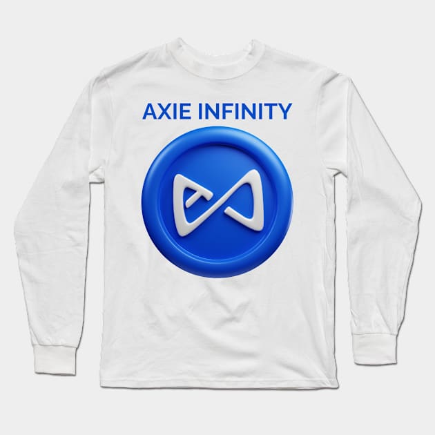 AXIE INFINITY Crypto Currency Long Sleeve T-Shirt by YousifAzeez